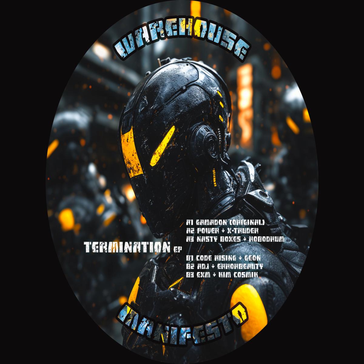 GAMADON - (PRESALE 9/28/26) Termination (PICTURE DISC VINYL 12" Warehouse Manifesto) | NEW - TECHNO/ELECTRO *NEW/COLOR*