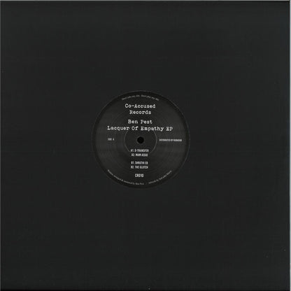Ben Pest - Lacquer of Empathy (VINYL 12" Co-Accused) | NEW - TECHNO/ELECTRO *NEW*