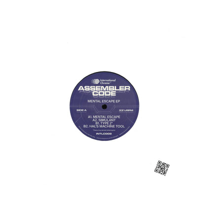 Assembler Code - Mental Escape (VINYL 12" International Chrome) | NEW - TECHNO/ELECTRO *NEW*