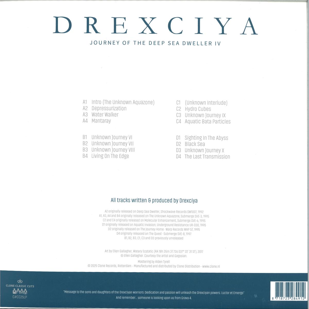 Drexciya - Journey Of The Deep Sea Dweller IV (VINYL 2x12" Clone Classic Cuts) | NEW - TECHNO/ELECTRO *NEW*