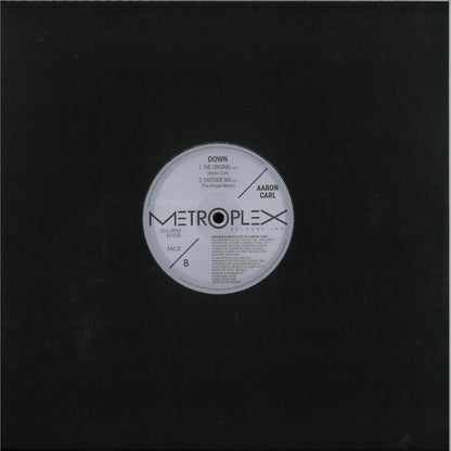 Aaron Carl - Down (VINYL 12" Metroplex) | NEW - TECHNO/ELECTRO *NEW*