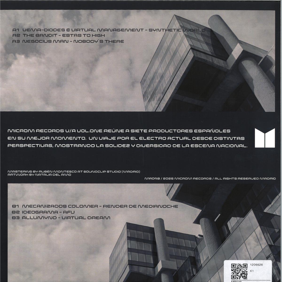 Various - V/A Vol. ONE (VINYL 12" Microm MR048) | NEW - TECHNO/ELECTRO *NEW*