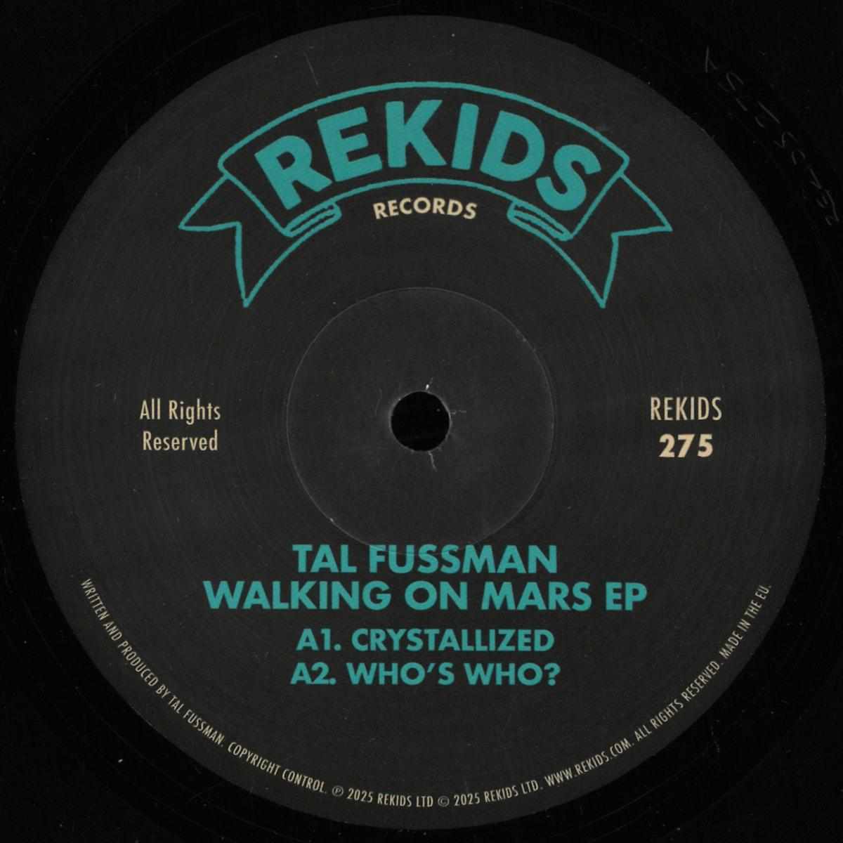 Tal Fussman - Walking On Mars EP (VINYL 12") | - TECHNO/ELECTRO *NEW*