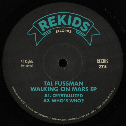Tal Fussman - Walking On Mars EP (VINYL 12") | - TECHNO/ELECTRO *NEW*