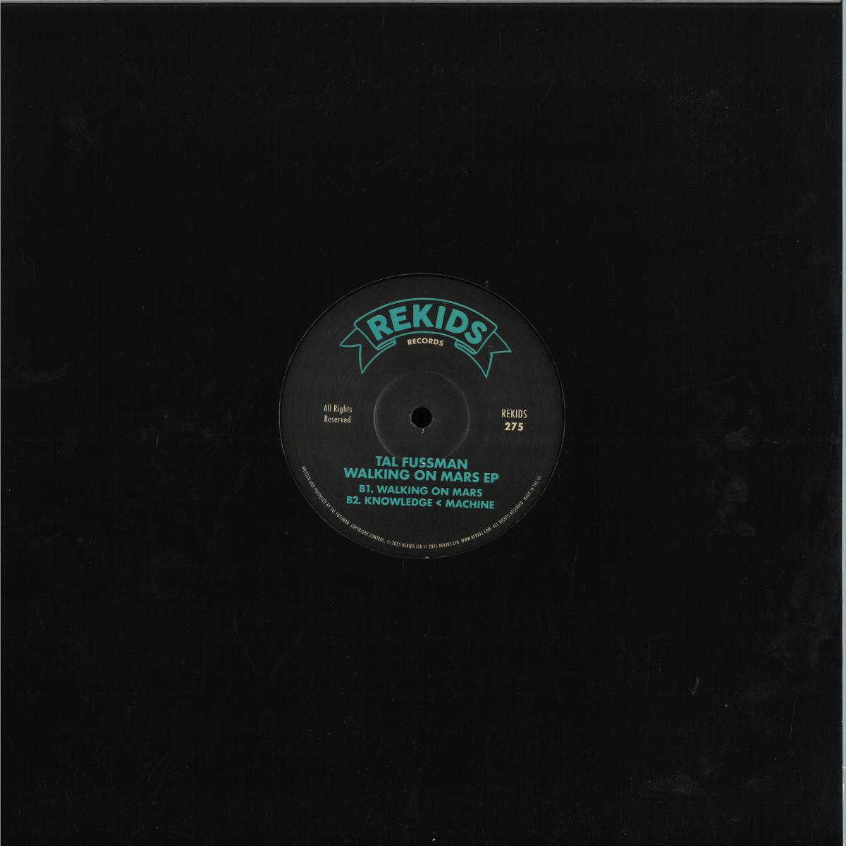 Tal Fussman - Walking On Mars EP (VINYL 12") | - TECHNO/ELECTRO *NEW*
