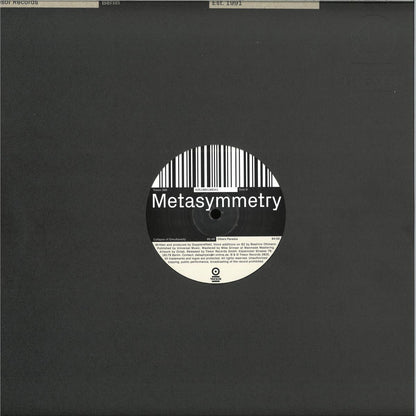 Dopplereffekt - (PRESALE 10/8/26) Metasymmetry (VINYL 12" Tresor) | NEW - TECHNO/ELECTRO *NEW*