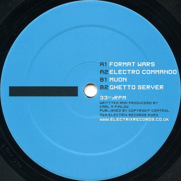 Carl A Finlow - Format Wars | Near Mint (NM) Near Mint (NM) - TECHNO/ELECTRO / USED *NEAR MINT*