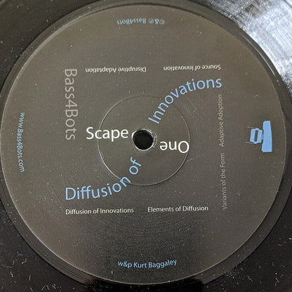 Scape One - Diffusion Of Innovations (VINYL 12" BASS4BOTS B4B-03 MAR 2010) | - TECHNO/ELECTRO / USED *NEAR MINT*