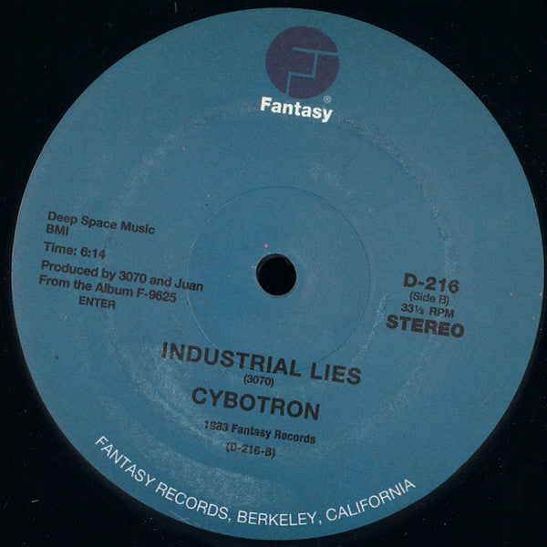 Cybotron Clear 12" Mint (M) Mint (M)