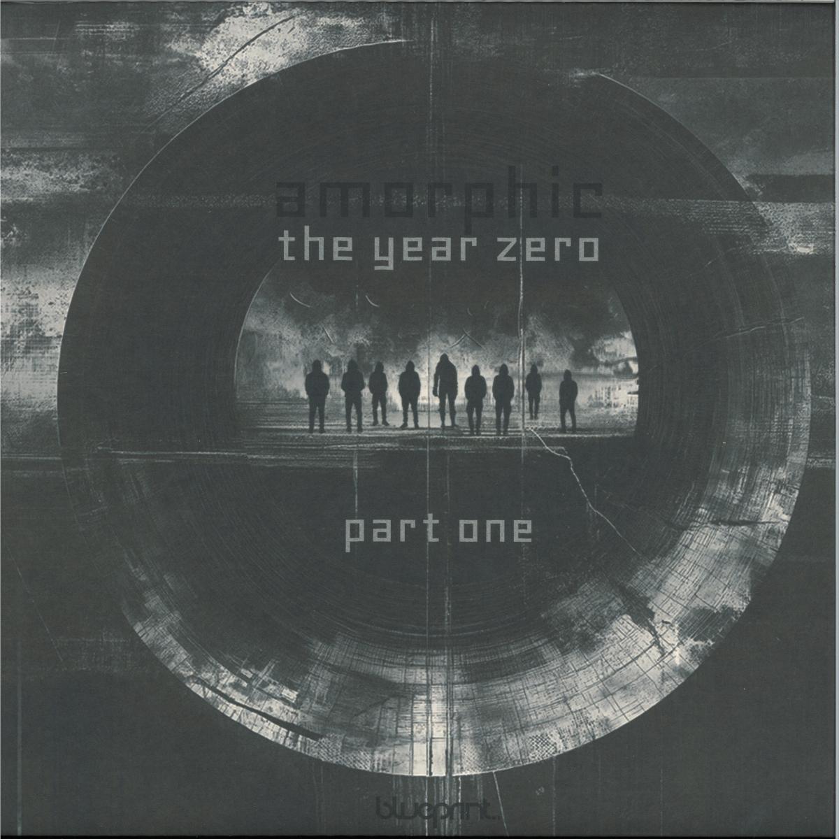 Amorphic - The Year Zero Part One (RED/BLACK SPLATTER VINYL 12" Blueprint) | NEW Mint (M) Mint (M) - TECHNO *NEW/COLOR*