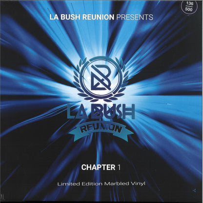 Various - LA BUSH REUNION - CHAPTER 1 (BLUE MARBLED VINYL 12" Enigma ENIGMA201018) | NEW Mint (M) Mint (M) - TECHNO *NEW/COLOR*