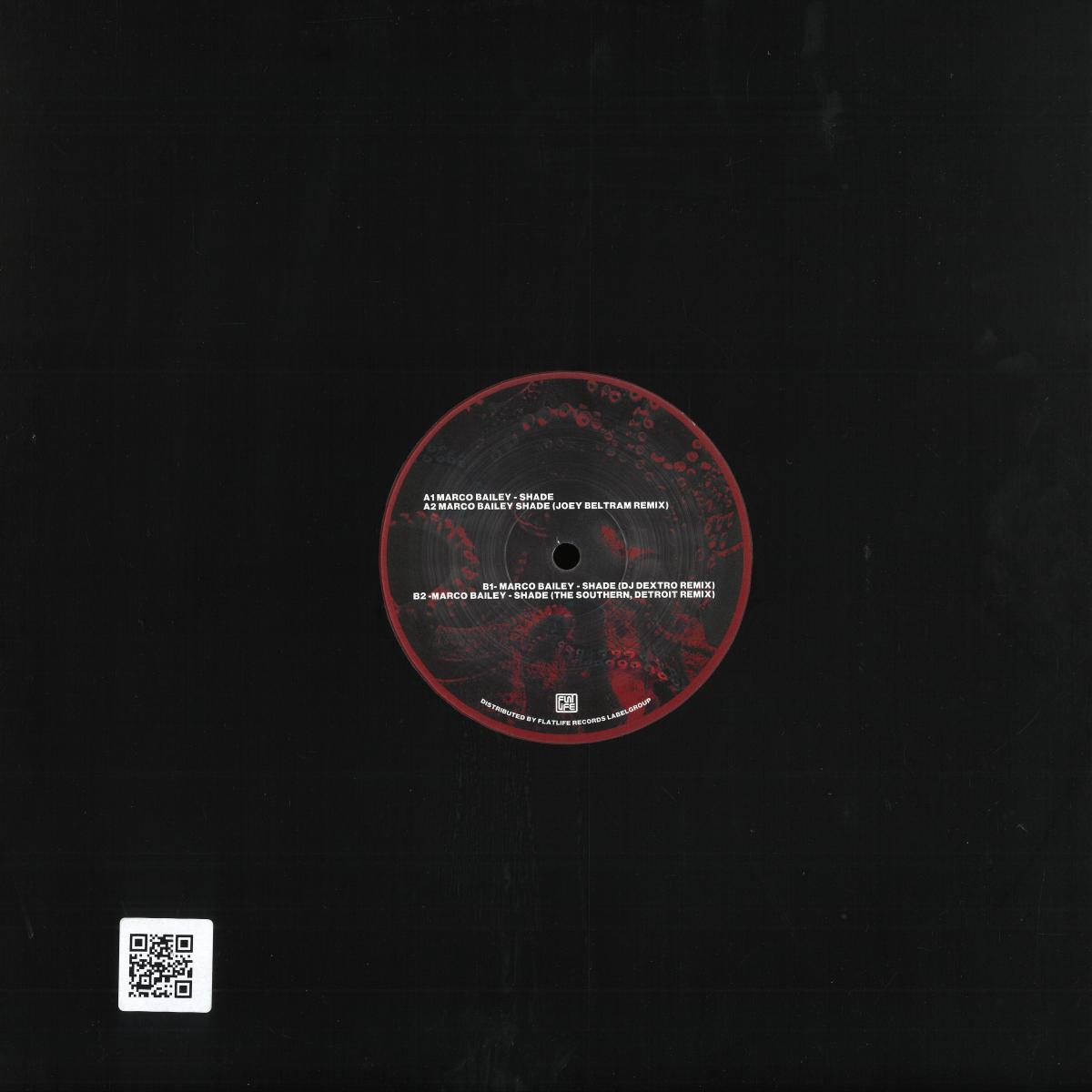 Marco Bailey - (PRESALE 09/04/26) Shade (RED VINYL 12" Resilient) | NEW - TECHNO *NEW/COLOR*