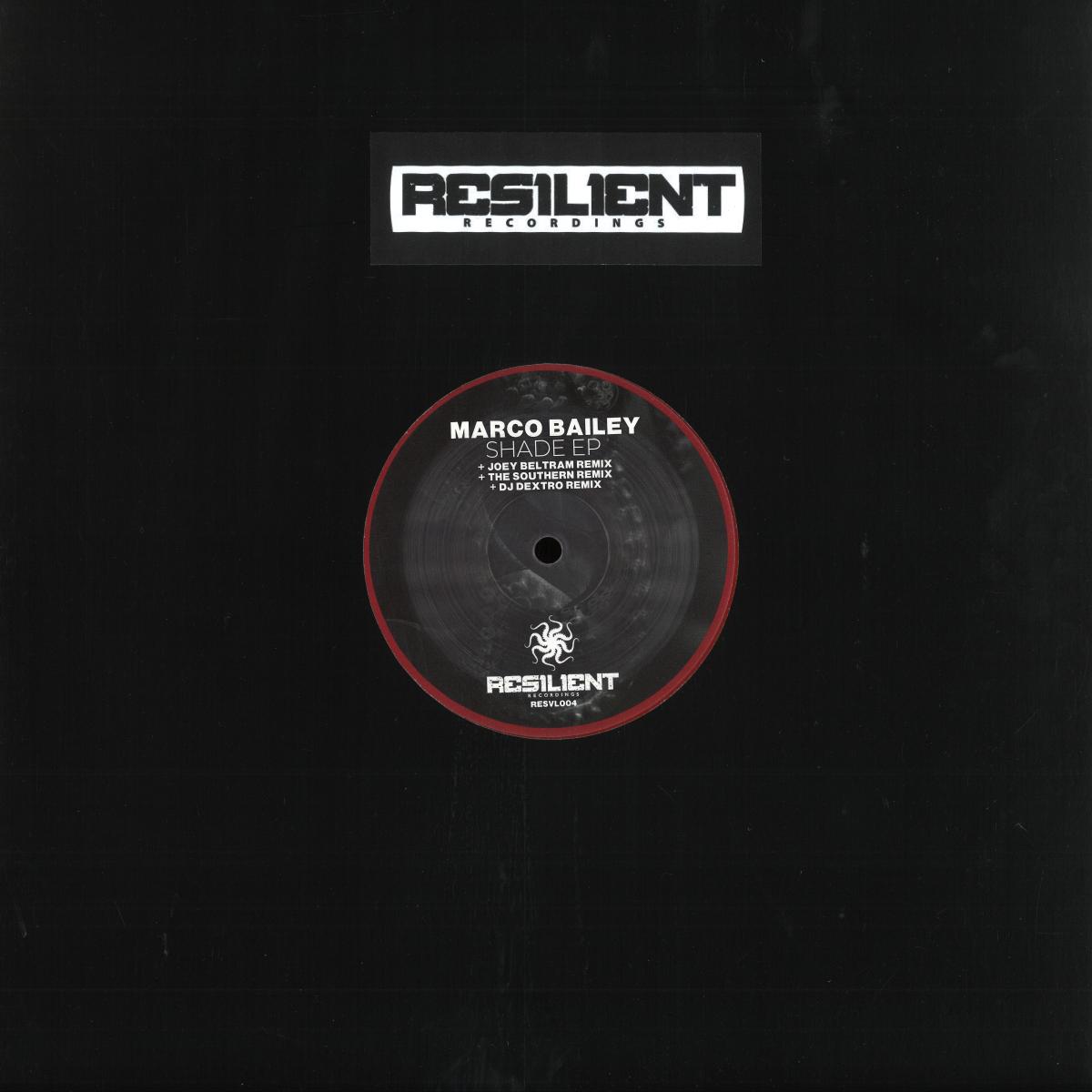 Marco Bailey - (PRESALE 09/04/26) Shade (RED VINYL 12" Resilient) | NEW - TECHNO *NEW/COLOR*