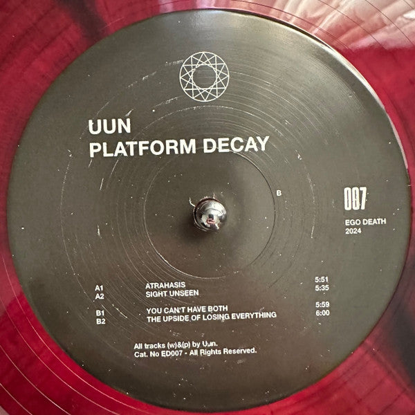 Uun - Platform Decay | Mint (M) Mint (M) - TECHNO *NEW/COLOR*