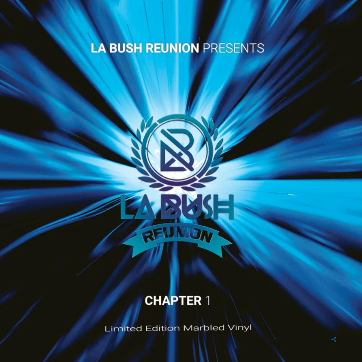 Various - (PRESALE 6/12/26) LA BUSH REUNION - CHAPTER 1 (BLUE MARBLED VINYL) | Mint (M) Mint (M) - TECHNO *NEW/COLOR*