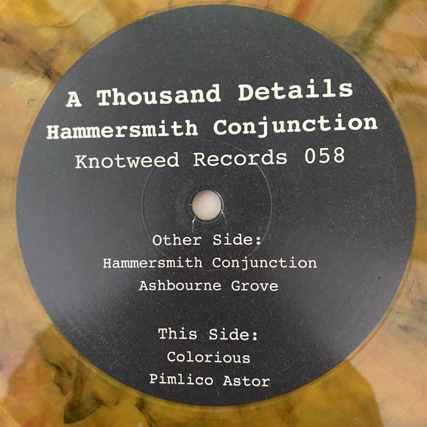 Hammersmith Conjunction (COLOR VINYL) | Mint (M) Generic - TECHNO *NEW/COLOR*