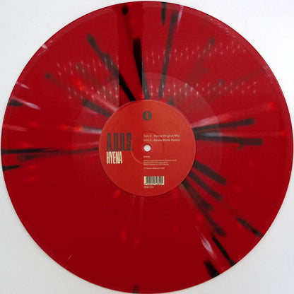 A.D.H.S. - Hyena (RED SPLATTER VINYL 12" Electric Ballroom) | NEW - TECHNO *NEW/COLOR*
