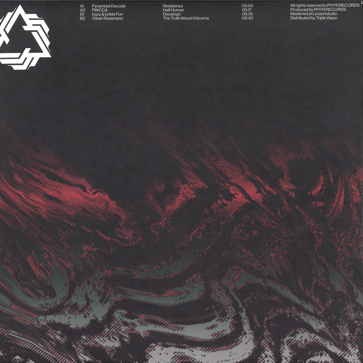 Various - (PRESALE 10/9/26) Compounds (RED VINYL 12" Phyr PHYR001) | NEW - TECHNO *NEW/COLOR*