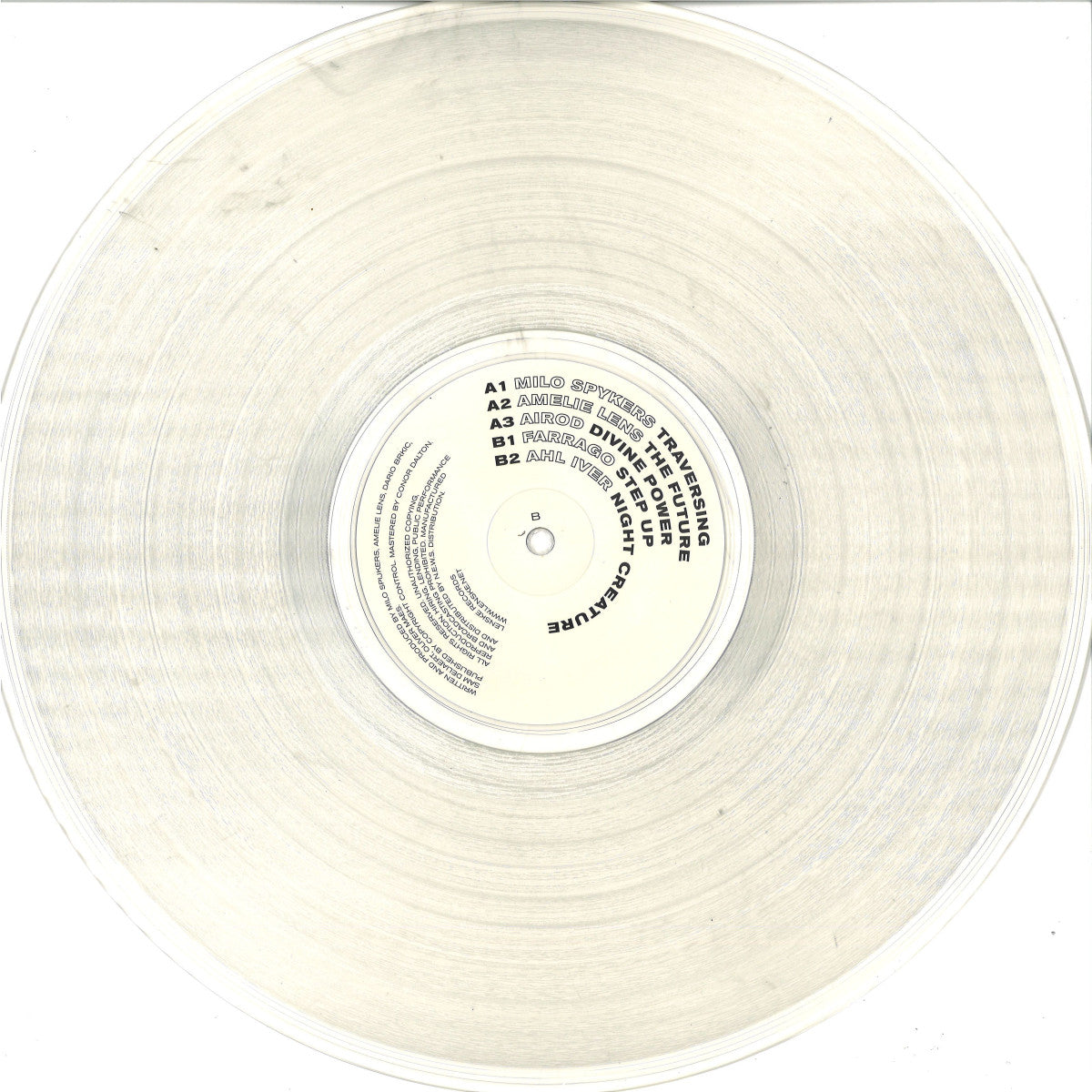 Various - The Future (CLEAR VINYL 12" Lenske LENSKE010) | NEW - TECHNO *NEW/COLOR*