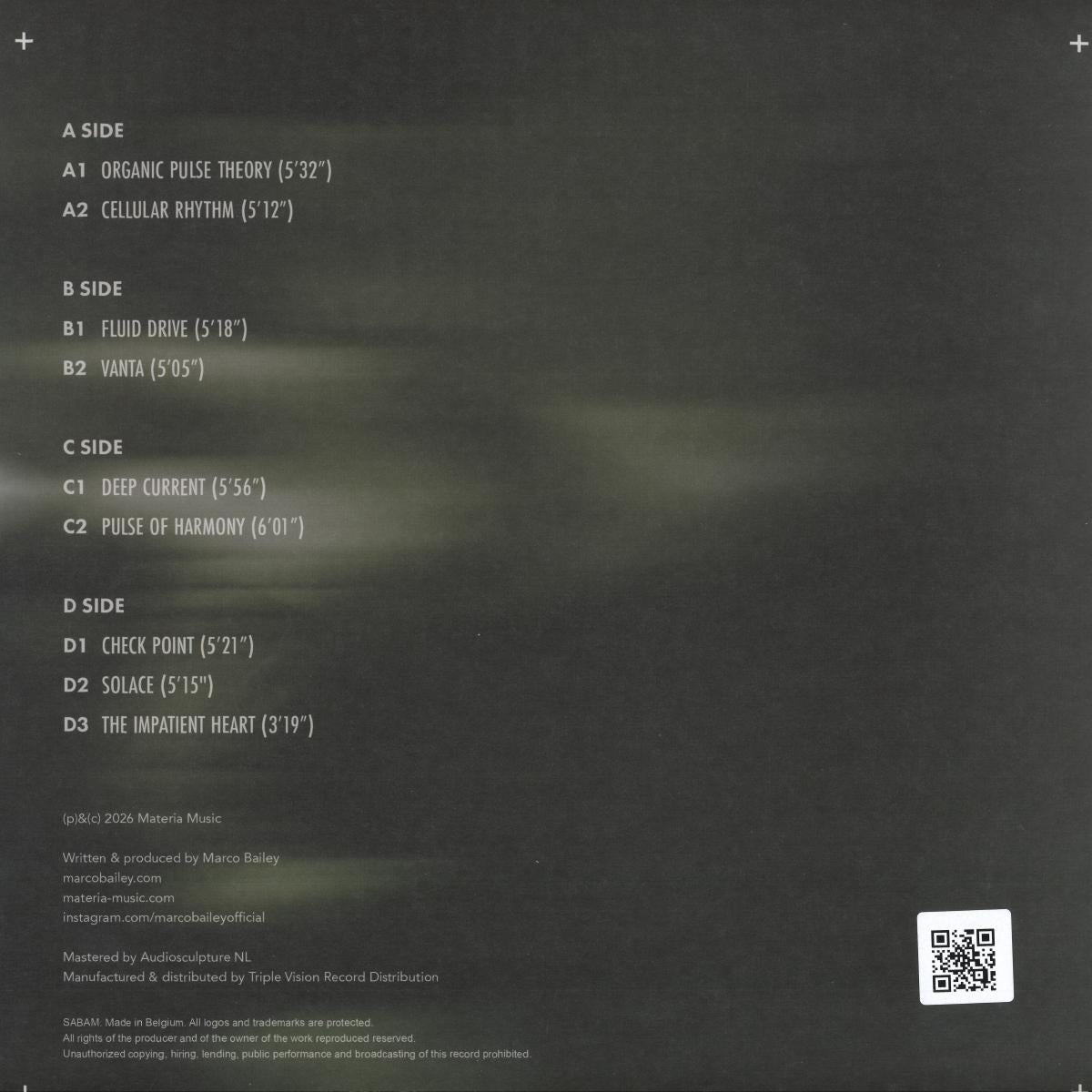 Marco Bailey - The Impatient Heart (YELLOW VINYL 2xLP Materia) | NEW - TECHNO *NEW/COLOR*