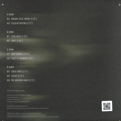 Marco Bailey - The Impatient Heart (YELLOW VINYL 2xLP Materia) | NEW - TECHNO *NEW/COLOR*