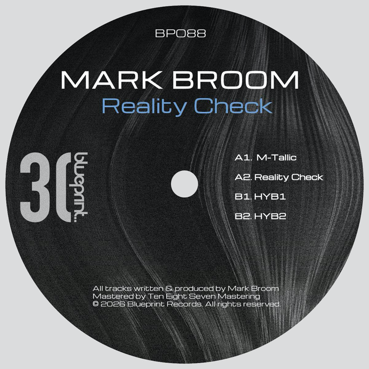 MARK BROOM - (PRESALE 5/29/26) REALITY CHECK EP (YELLOW VINYL) | Mint (M) Mint (M) - TECHNO *NEW/COLOR*