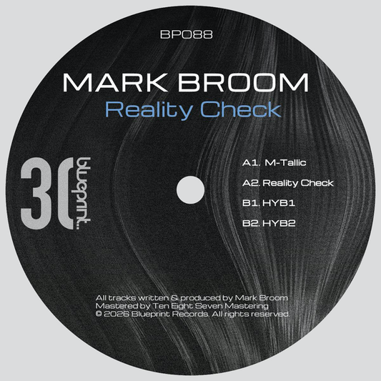 MARK BROOM - (PRESALE 5/29/26) REALITY CHECK EP (YELLOW VINYL) | Mint (M) Mint (M) - TECHNO *NEW/COLOR*