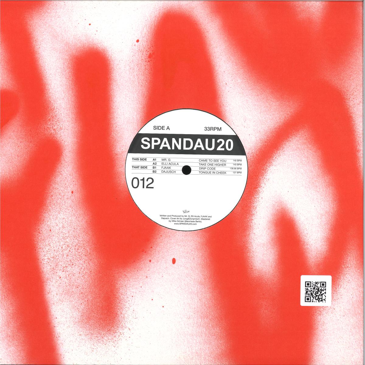 Various - SPANDAU20 012 (VINYL 12" SPANDAU20) | NEW - TECHNO *NEW*