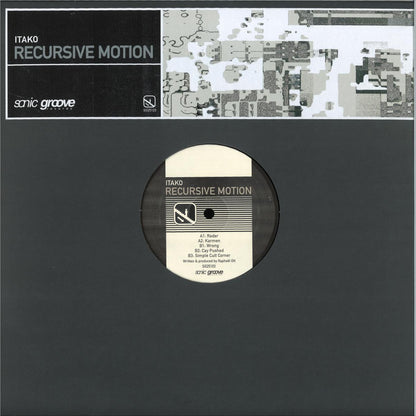 Itako - Recursive Motion (VINYL 12" Sonic Groove SG25103 2025) | NEW - TECHNO *NEW*