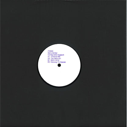 Dario Zenker - Configuration Support (VINYL 12" Ilian Tape) | NEW Mint (M) Mint (M) - TECHNO *NEW*