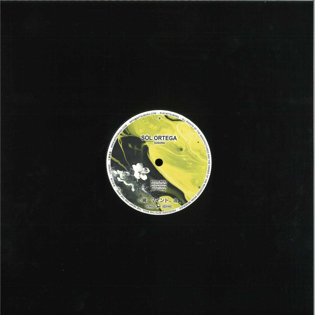 Sol Ortega - Auguria (VINYL 12" Mitsubasa) | NEW - TECHNO *NEW*