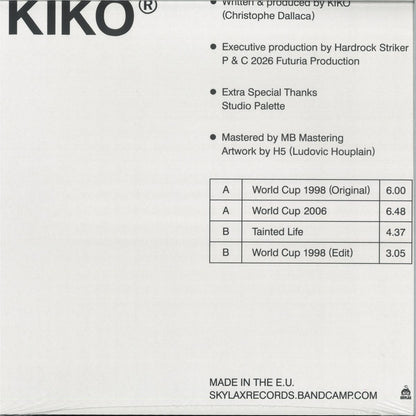 Kiko - World Cup [Reissue] (VINYL 12" Skylax) | NEW - TECHNO *NEW*