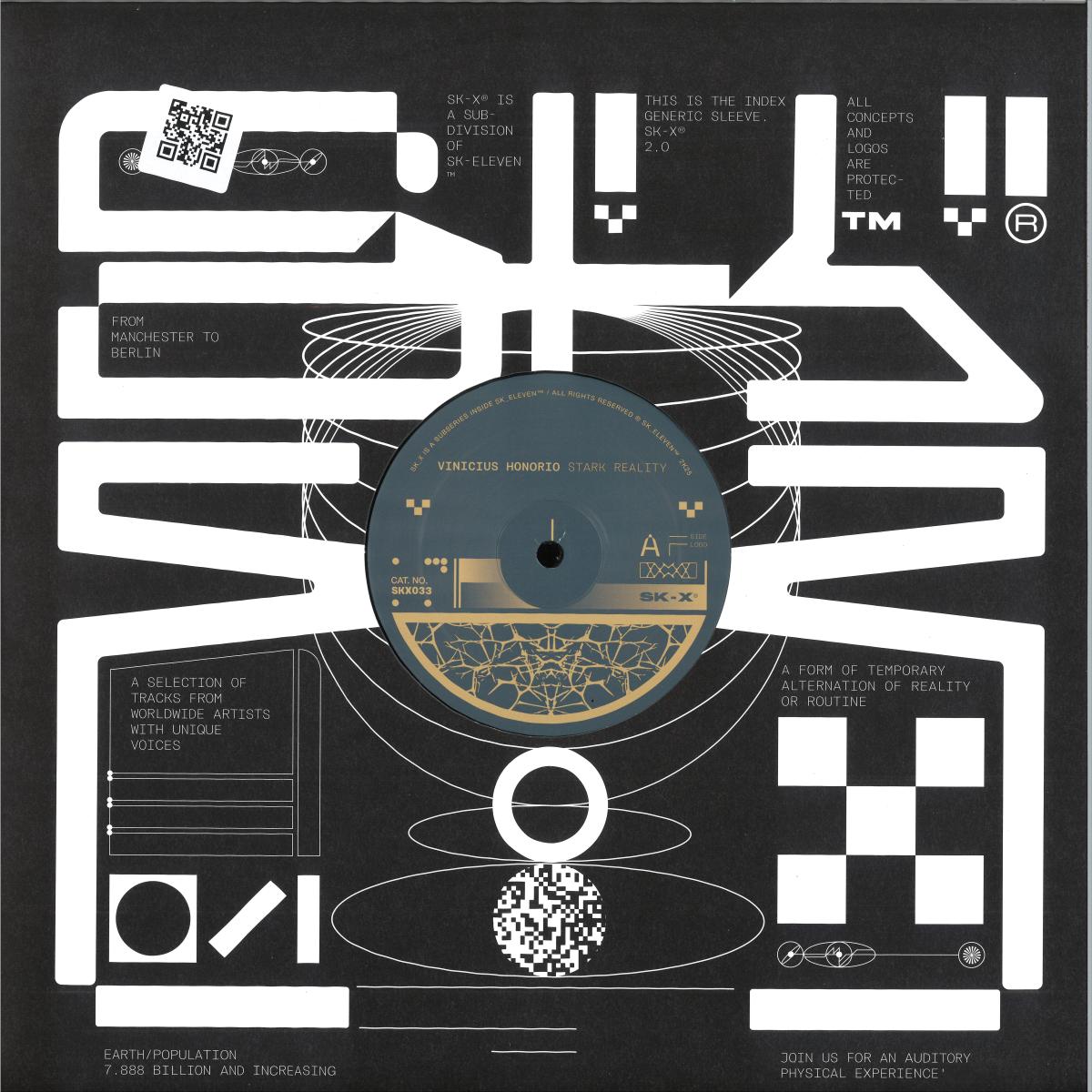 Vinicius Honorio - (PRESALE 9/23/26) Stark Reality (VINYL 12" SK_Eleven) | NEW - TECHNO *NEW*