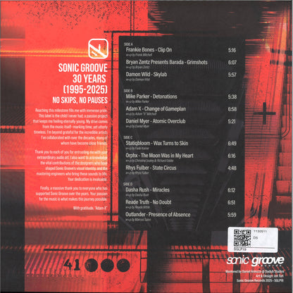 Various - Sonic Groove : 30 Years 1995-2025 (VINYL 2x12" Sonic Groove SGLP19 2025) | NEW - TECHNO *NEW*