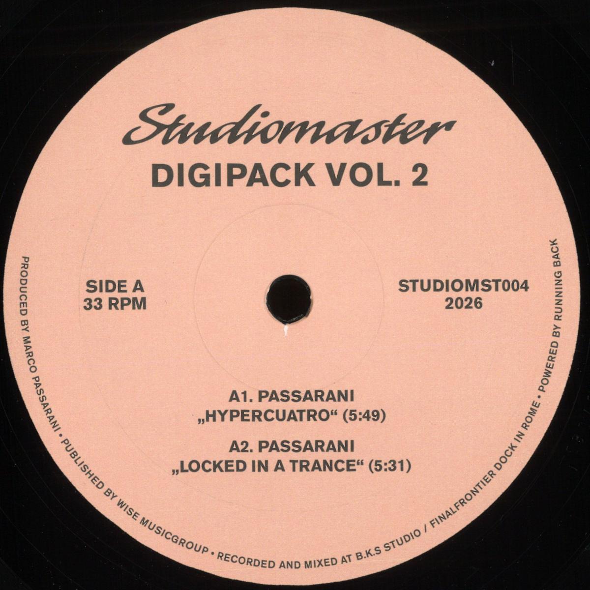 Various - Digipack Vol. 2 (VINYL 12" Studiomaster) | NEW - TECHNO *NEW*