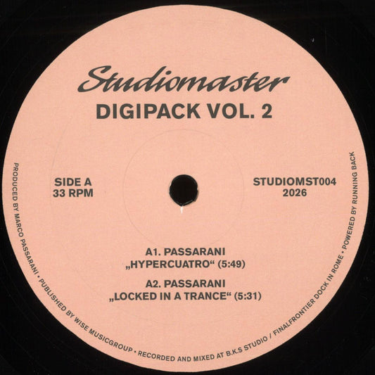 Various - Digipack Vol. 2 (VINYL 12" Studiomaster) | NEW - TECHNO *NEW*