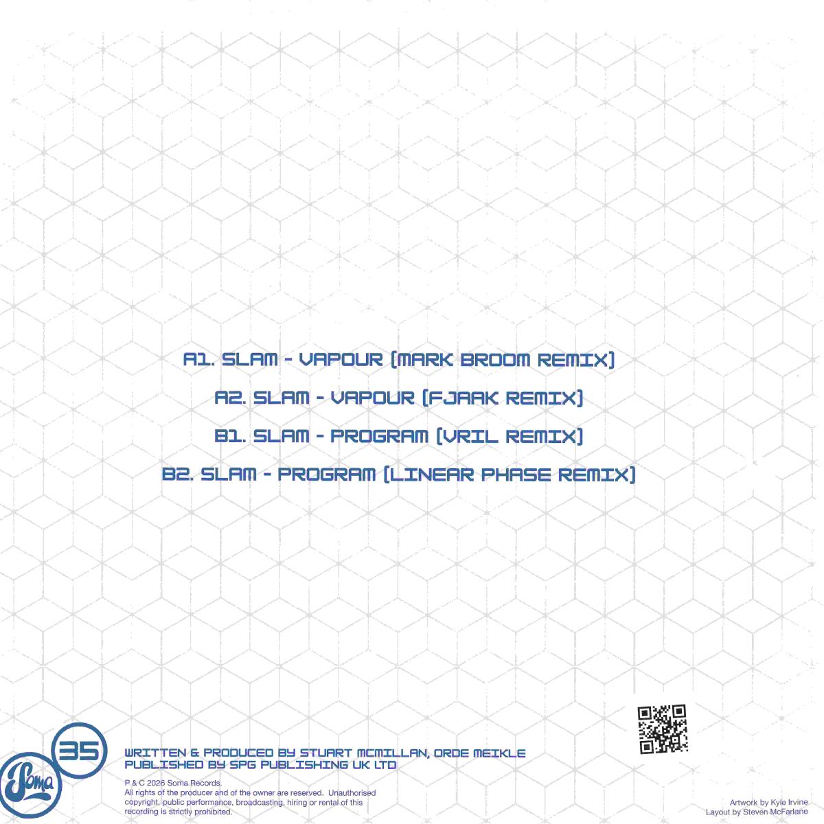 Slam - Soma 35.1 (VINYL 12" Soma Quality) | NEW - TECHNO *NEW*