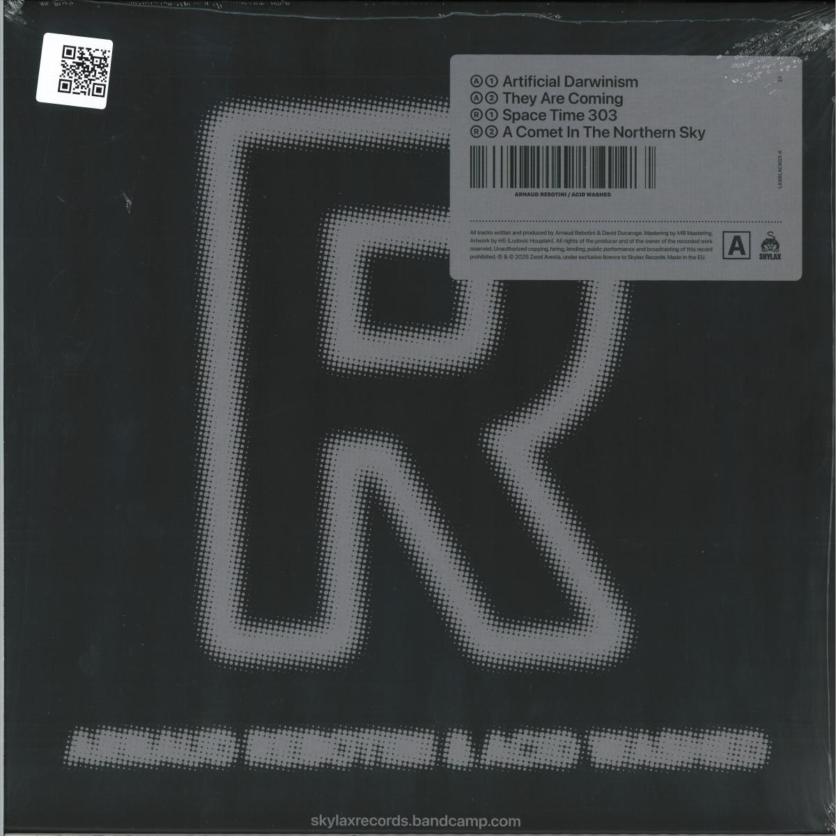 Arnaud Rebotini & Acid Washed - Artificial Darwinism (VINYL 12" Skylax) | NEW - TECHNO *NEW*