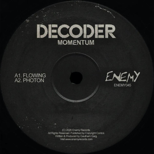 Decoder - (PRESALE 5/22/26) Momentum (VINYL) | Mint (M) Mint (M) - TECHNO *NEW*