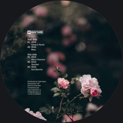 Klint - (PRESALE 11/13/26) Roses & Revolt (VINYL 12" Planet Rhythm) | NEW - TECHNO *NEW*