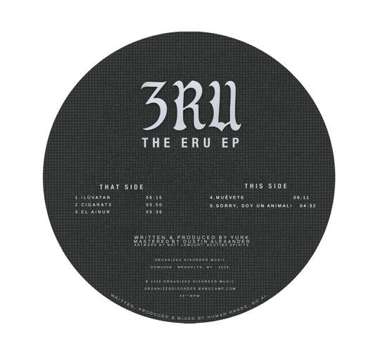 3RU - The ERU EP (VINYL) | Mint Mint - TECHNO *NEW*