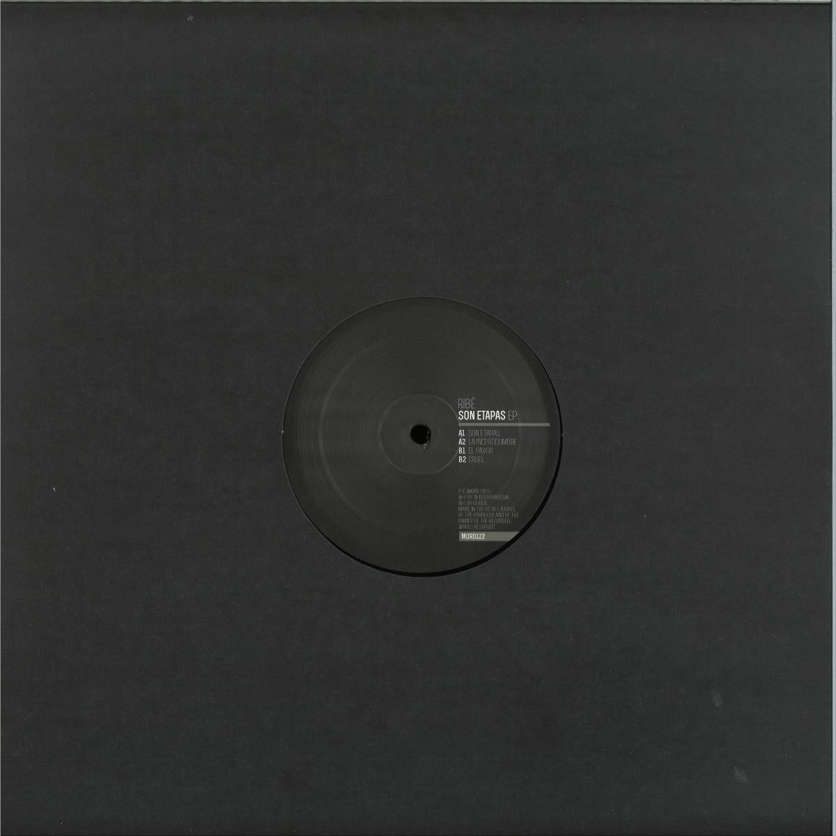 Ribé - (PRESALE 09/01/26) Son Etapas (VINYL 12" Mord) | NEW Mint (M) Mint (M) - TECHNO *NEW*