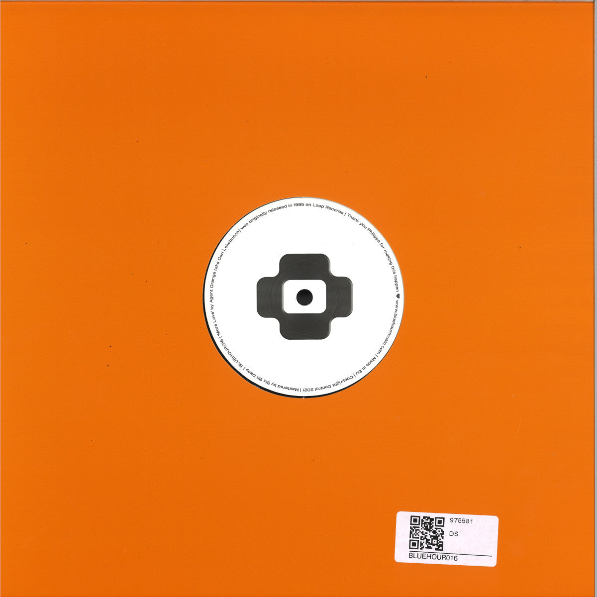 Agent Orange - More Love (VINYL 12" Blue Hour) | NEW - TECHNO *NEW*