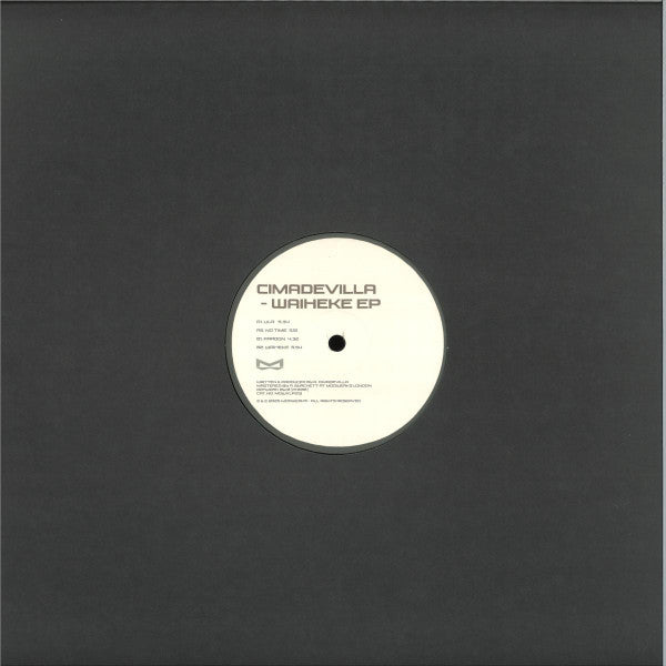 Waiheke EP (VINYL) | - TECHNO *NEW*