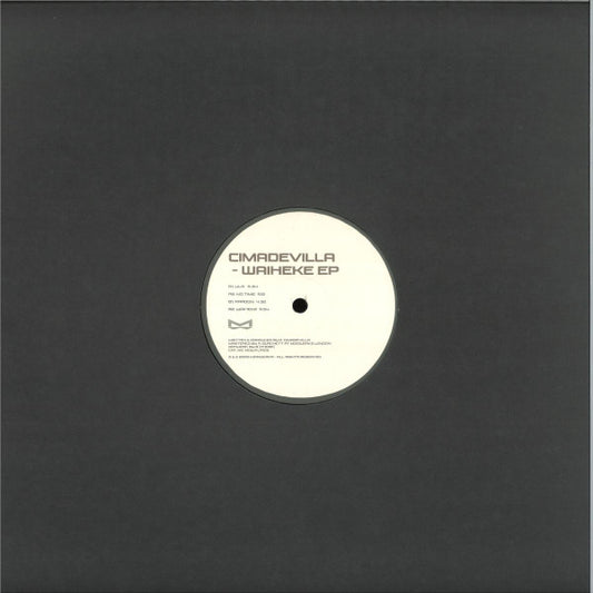 Waiheke EP (VINYL) | - TECHNO *NEW*