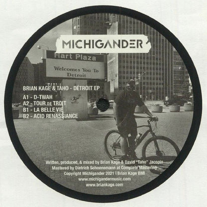 Brian Kage - Détroit EP (VINYL) | Mint (M) Mint (M) - TECHNO *NEW*