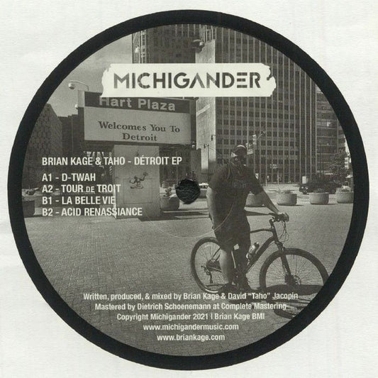 Brian Kage - Détroit EP (VINYL) | Mint (M) Mint (M) - TECHNO *NEW*