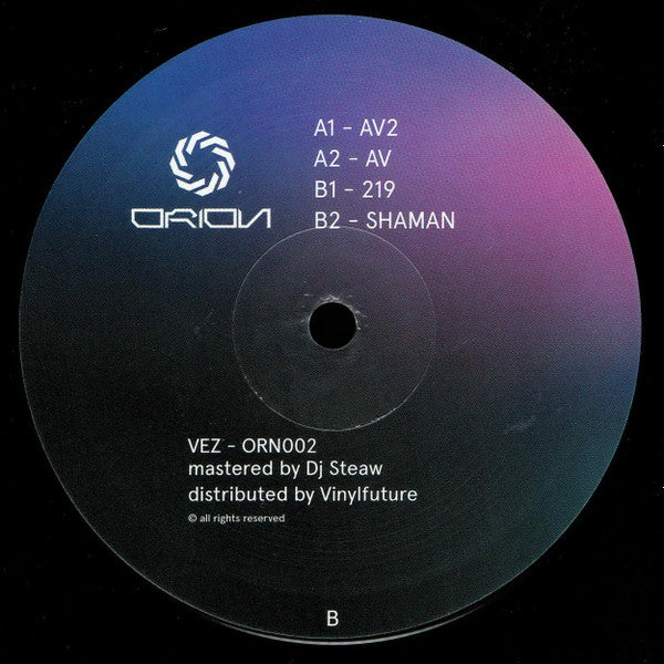 VEZ (VINYL) | Mint (M) Generic - TECHNO *NEW*