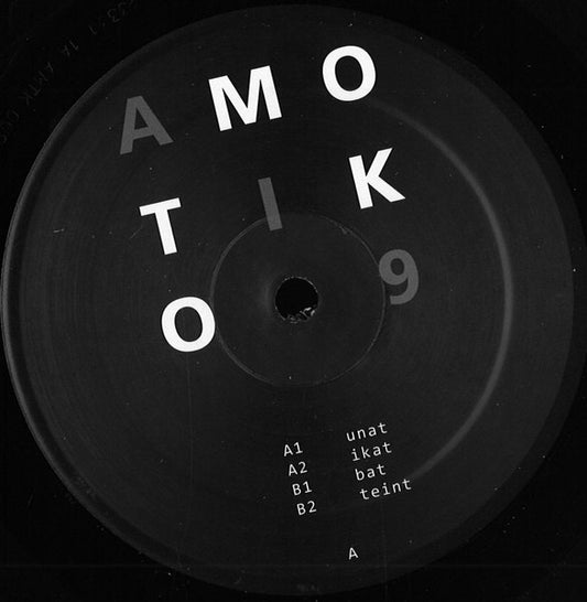 Amotik 009 (VINYL) | Mint (M) Generic - TECHNO *NEW*