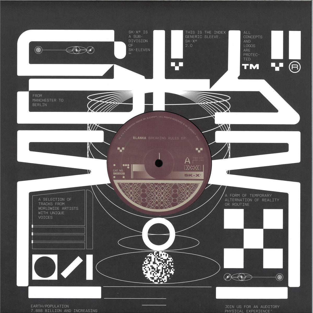 BLANKA - Breaking Rules (VINYL 12" SK_Eleven) | NEW - TECHNO *NEW*